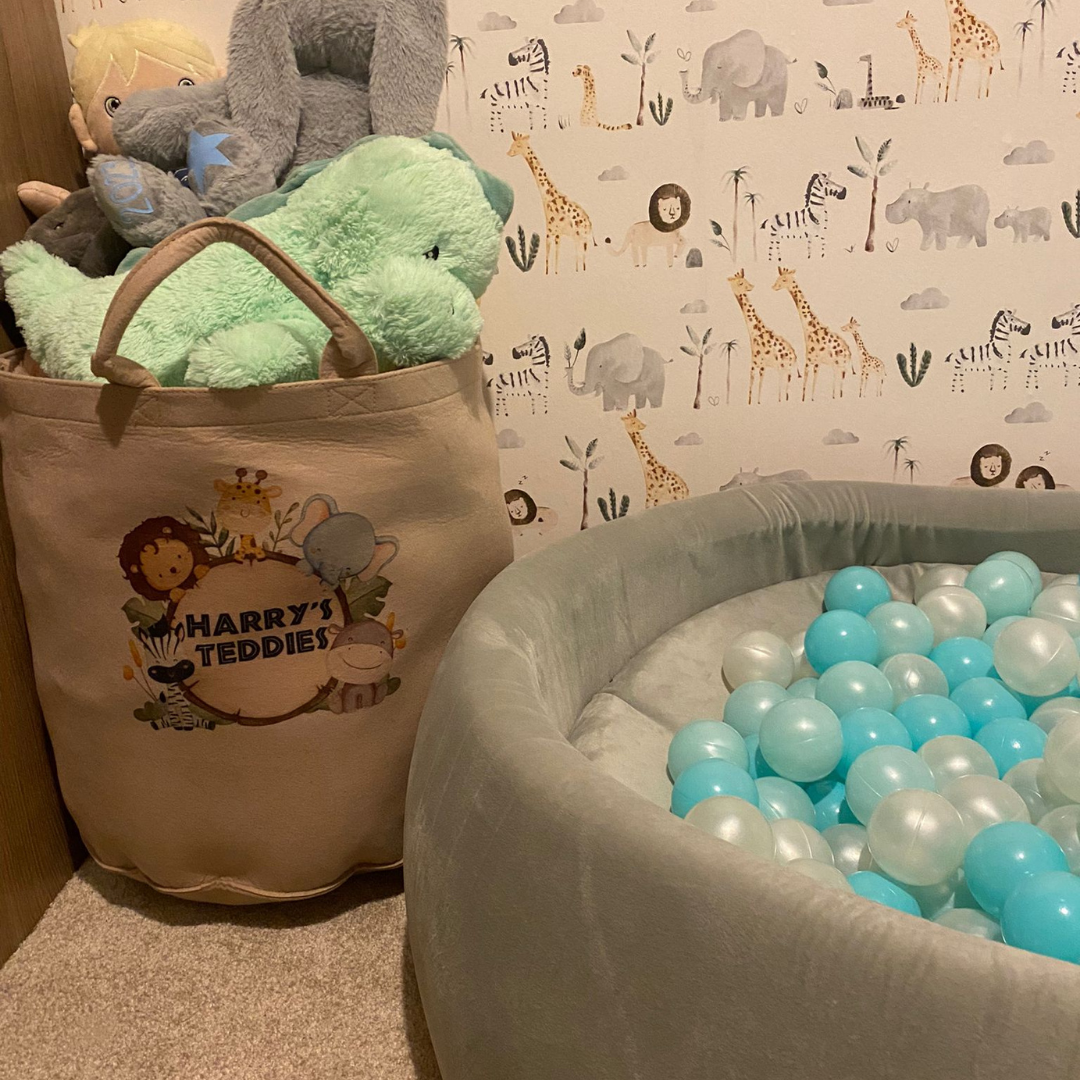 Personalised Felt Toy Storage Bag