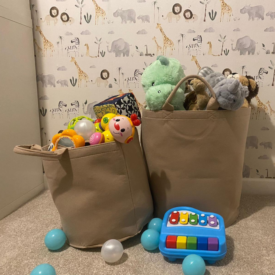 Personalised Felt Toy Storage Bag