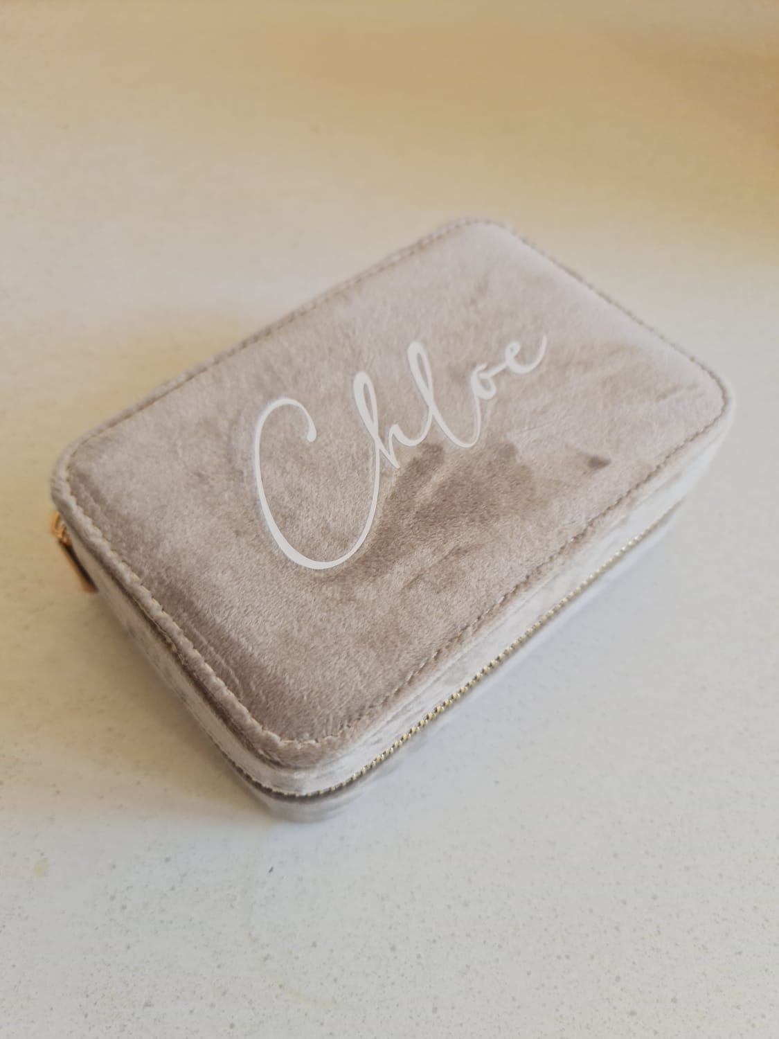 Luxury Velvet Travel Jewelry Box