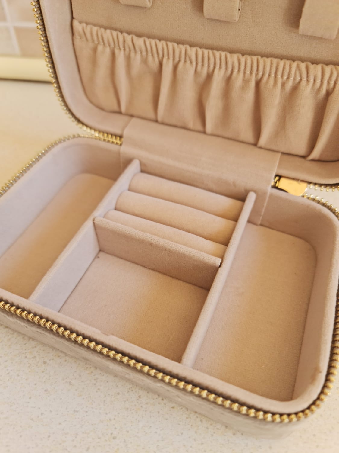 Luxury Velvet Travel Jewelry Box