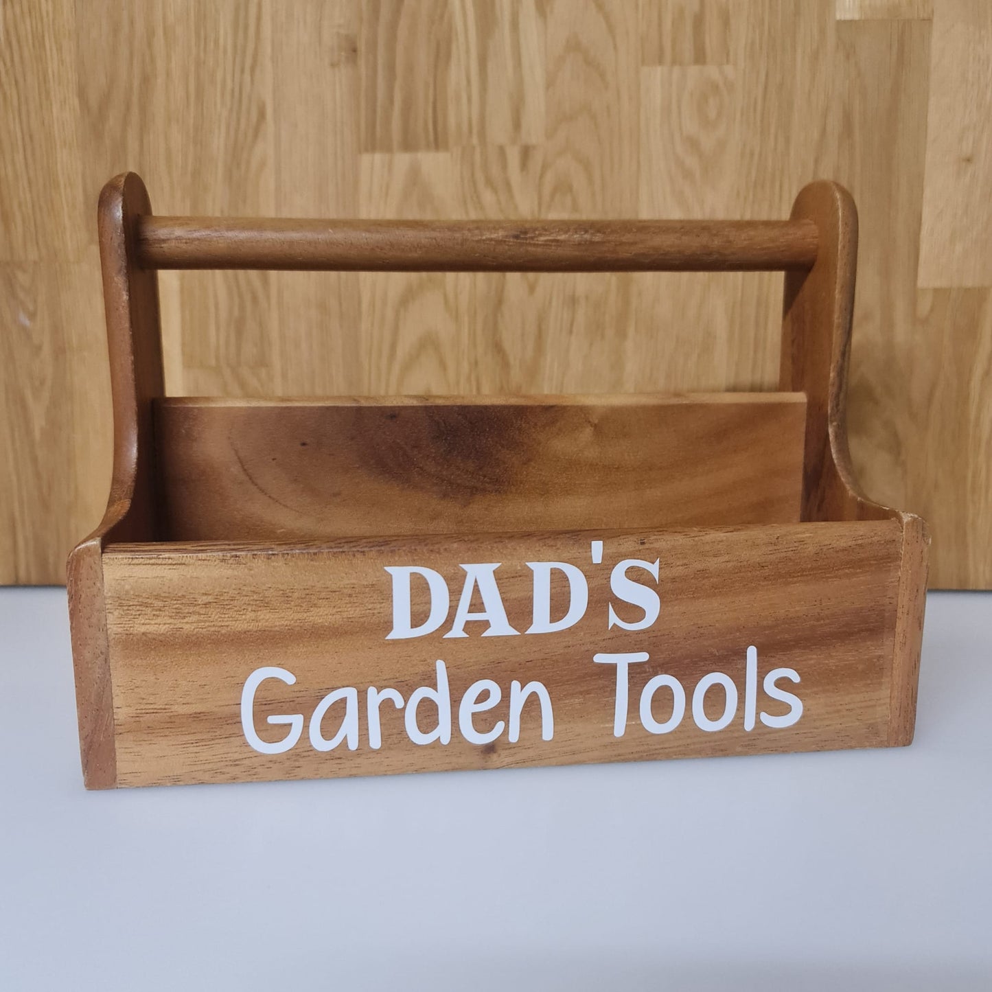 Personalised Solid Wood Garden Caddy Perfect for Father's Day - EXCLUSIVE WEBSITE ONLY PRICING