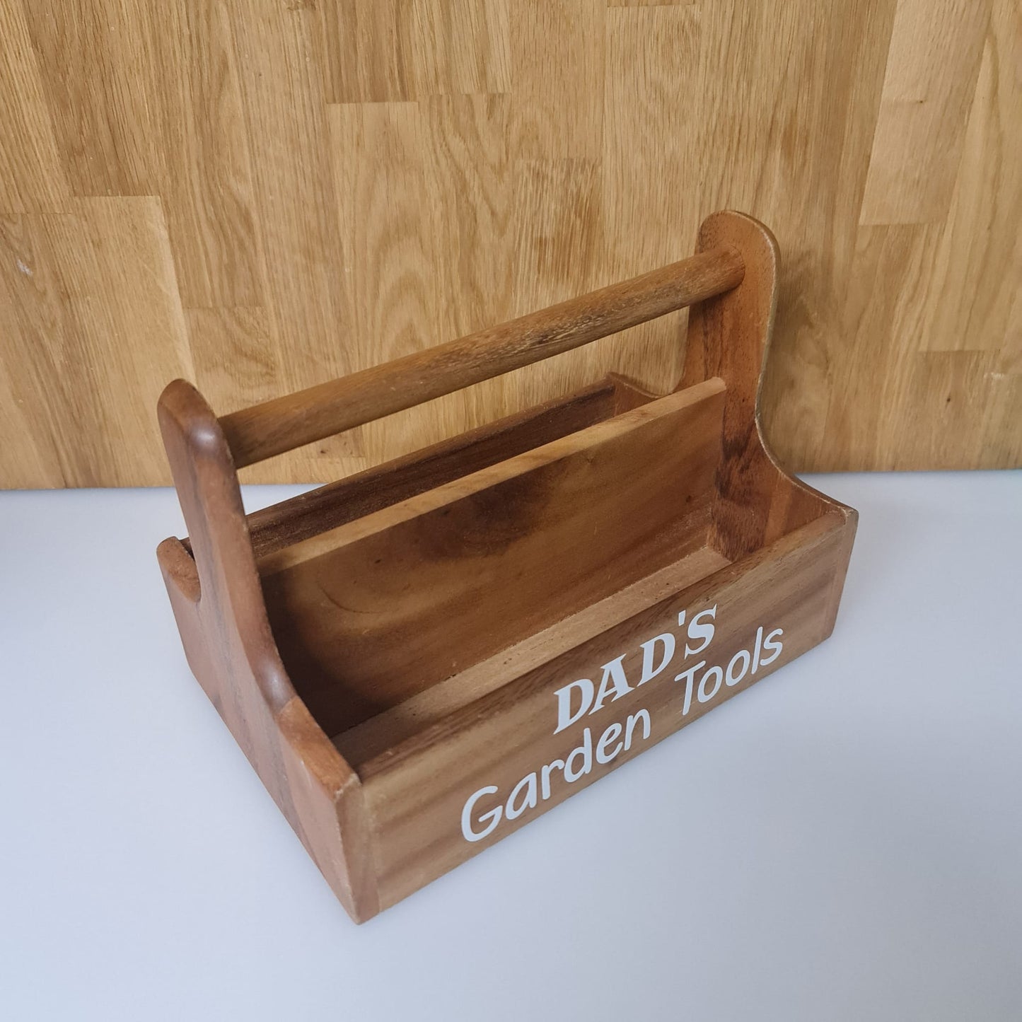 Personalised Solid Wood Garden Caddy Perfect for Father's Day - EXCLUSIVE WEBSITE ONLY PRICING