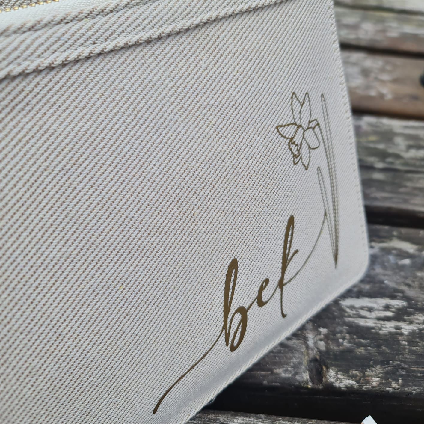 Luxury Structured Twill Tote Bag with Optional Matching Pouch & Wristlet