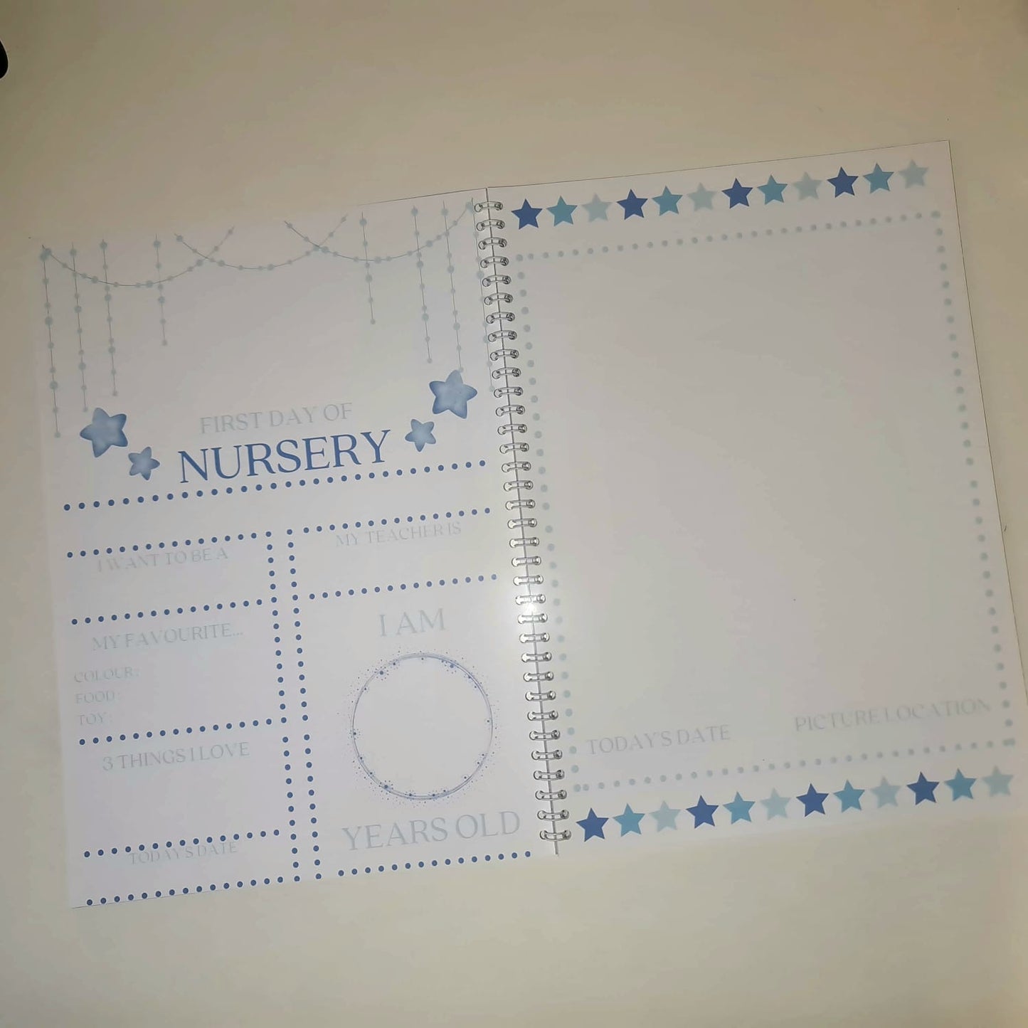 Personalised School Memory Book - A4 Size, perfect school and nursery keepsake for Nursery to Year 6