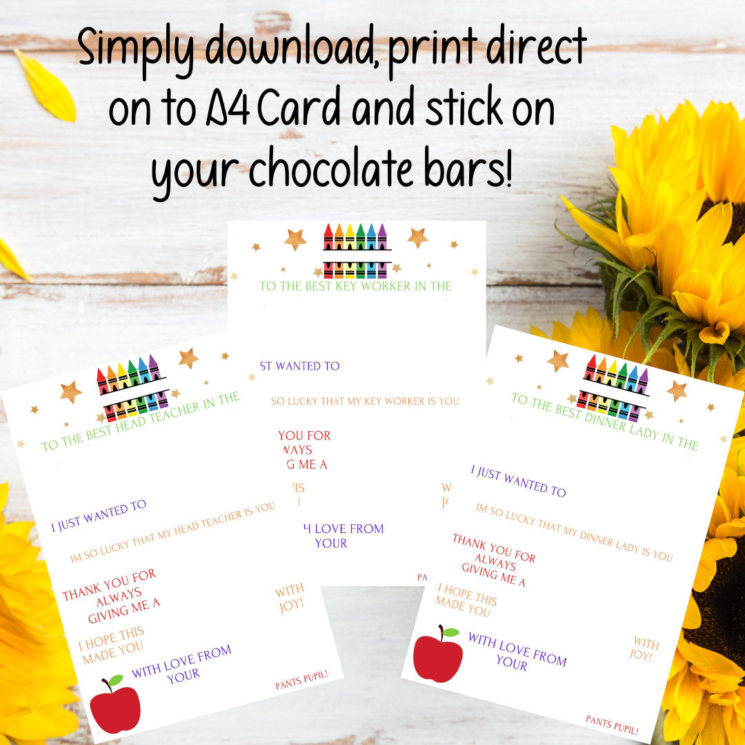 DIY Teacher Chocolate Boards - Budget friendly end of school year teacher gifts!