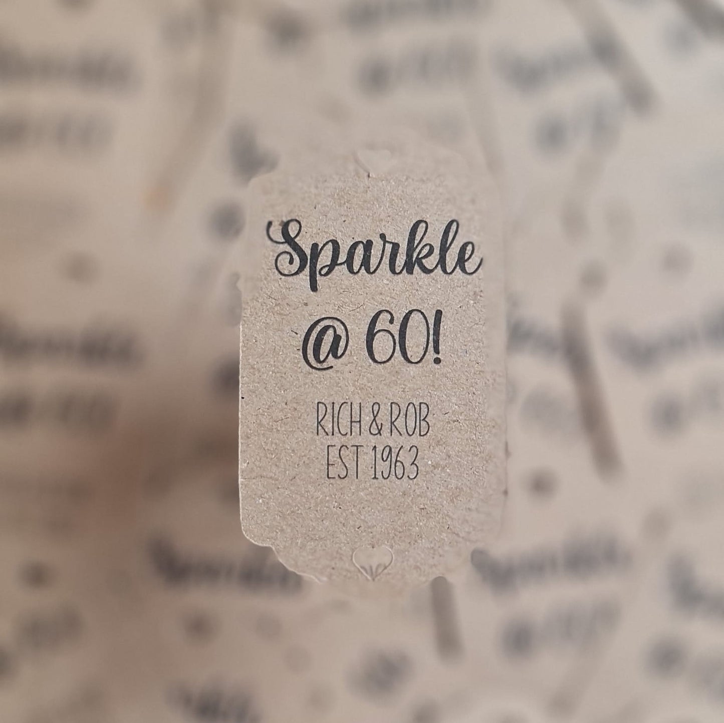 Celebration Sparkler Tags