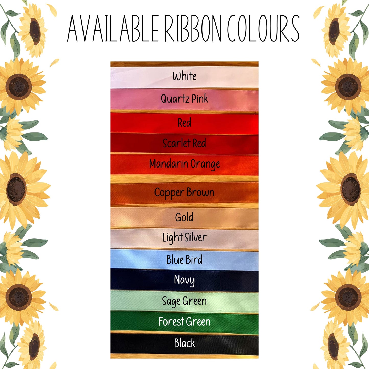 Wedding Reserved Seat Sign with Green Foliage Design and Coloured Ribbon - Perfect ceremony room signage for wedding party and family.