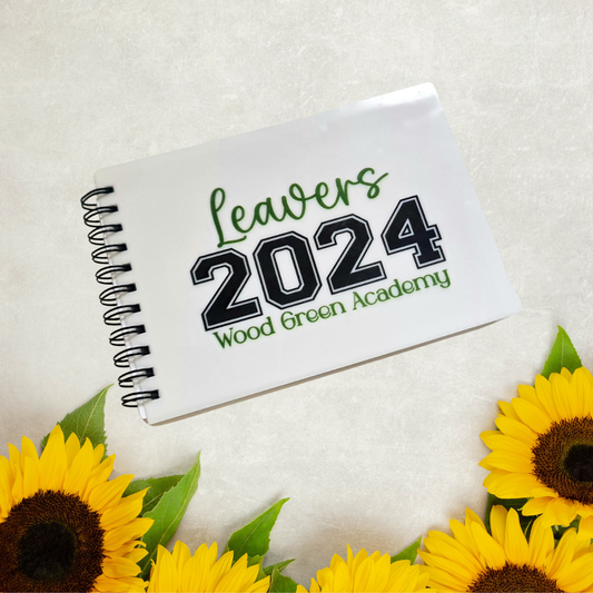 Personalised School Leavers Notebook