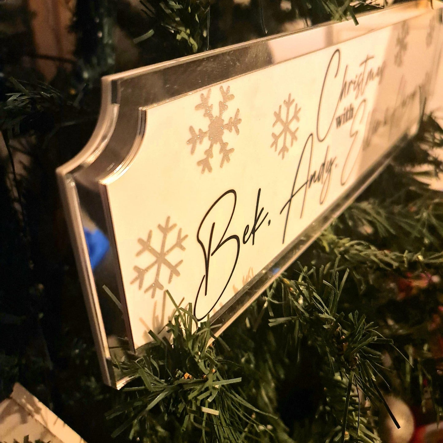 Personalised Christmas Traditional Street sign style Sign