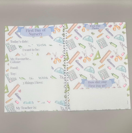 Personalised Deluxe School Memory Book | School Keepsake Journal | Back to School Memory Book | Nursery to Secondary School Memories