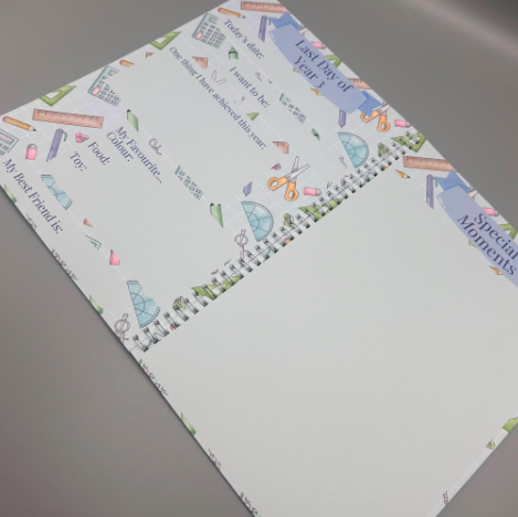 Personalised Deluxe School Memory Book | School Keepsake Journal | Back to School Memory Book | Nursery to Secondary School Memories