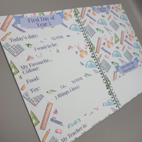Personalised Deluxe School Memory Book | School Keepsake Journal | Back to School Memory Book | Nursery to Secondary School Memories