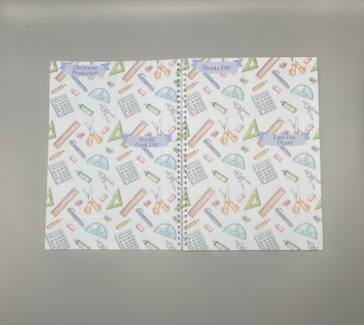 Personalised Deluxe School Memory Book | School Keepsake Journal | Back to School Memory Book | Nursery to Secondary School Memories