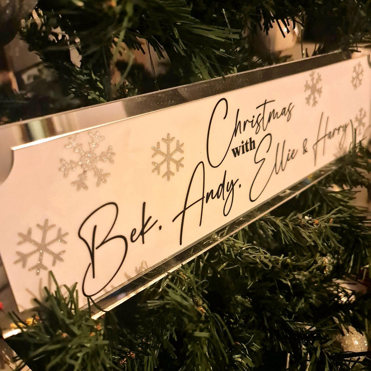 Personalised Christmas Traditional Street sign style Sign