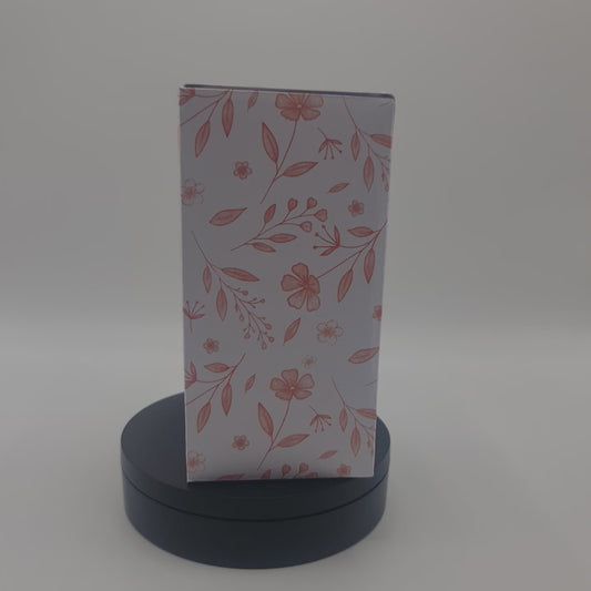 Personalised Floral Ceramic Mug Gift Set | Custom Name Pink Flower Drinkware